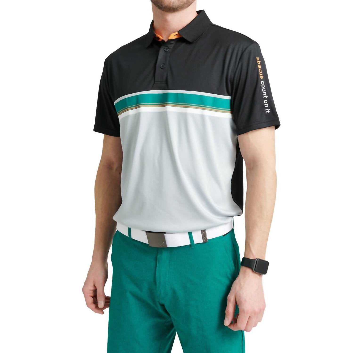 

Мужское поло Marco Drycool в бирюзовом цвете Abacus Sportswear US
