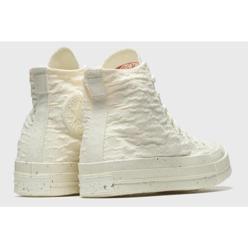 Женские кроссовки Chuck 70 Hybrid текстура CONVERSE, цвет weiss — фото 4