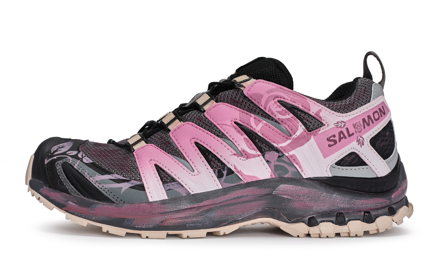 

SALOMON Кроссовки для бега XA PRO 3D Low top Unisex черный серый розовый