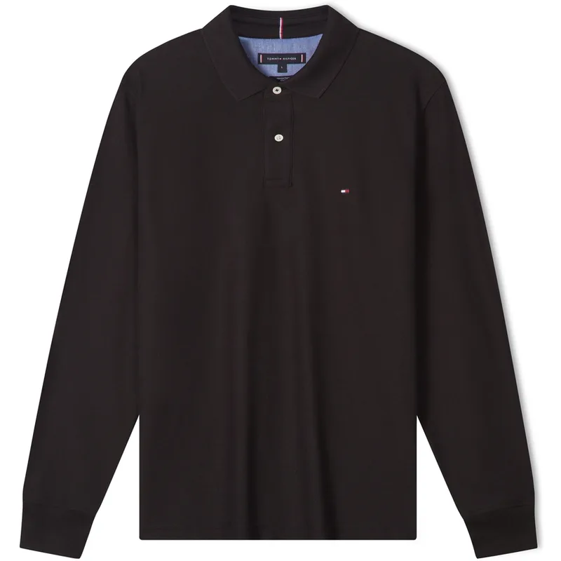 Поло 1985 Piqué Tommy Hilfiger, Dark Blue CJM — фото 4