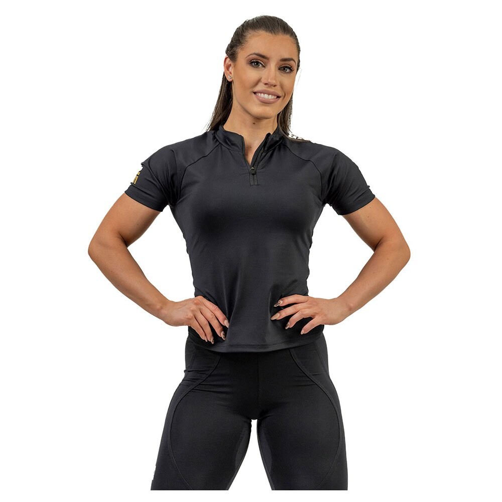 

Рубашка Nebbia Compression Zipper Intense Ultimate Gold Compression, черный