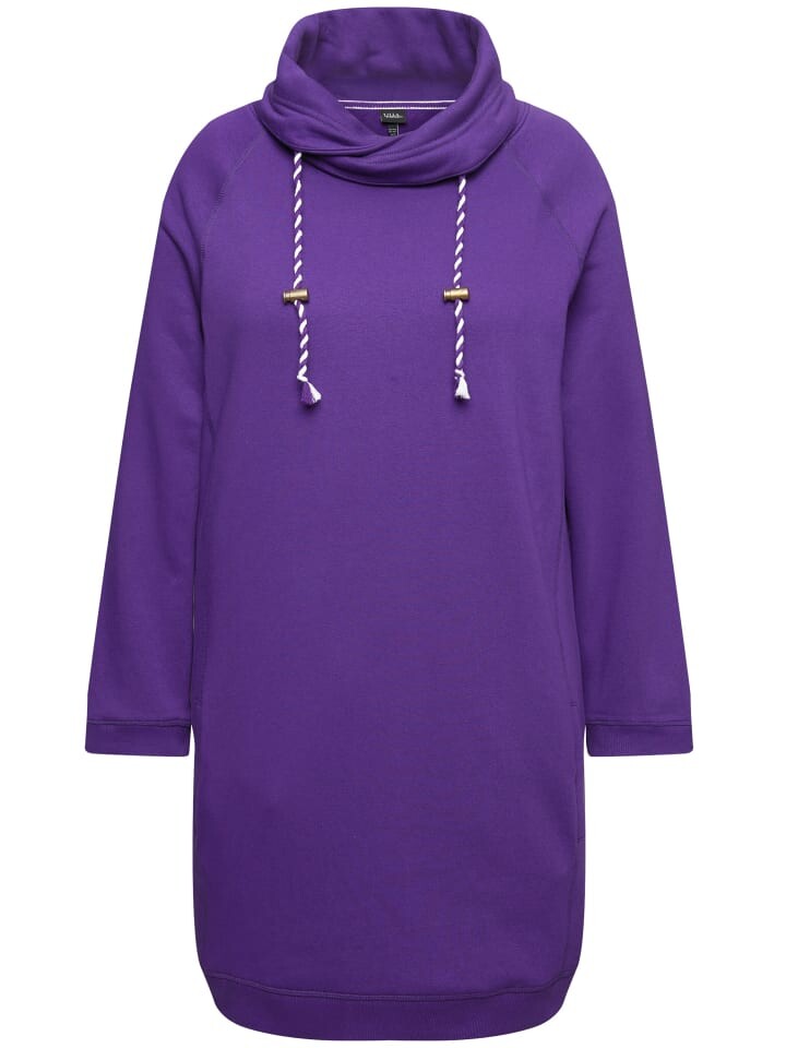 

Платье до колена Ulla Popken Kleid, цвет tiefes violett