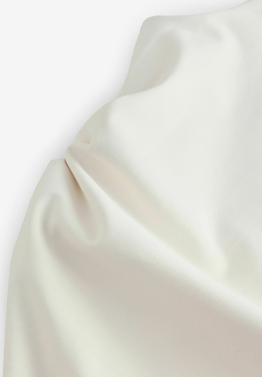 Топ AYSMMETRIC SHOULDER SLEEVLESS Next, кремовый — фото 3