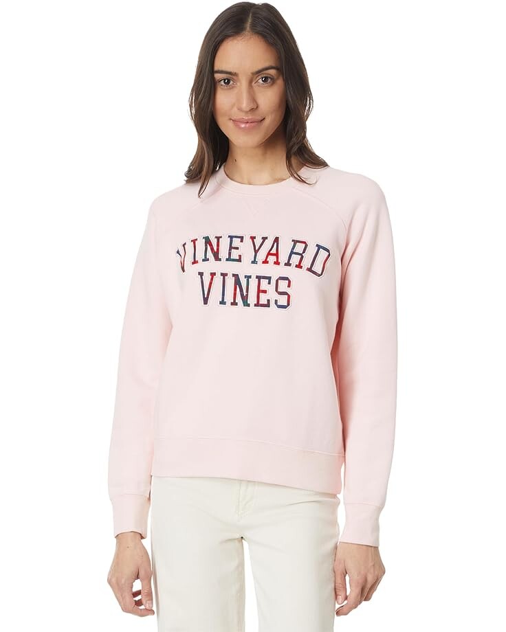 

Толстовка Vineyard Vines Graphic Crewneck, цвет Pink Dogwood