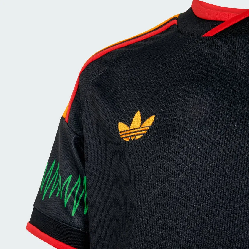 Детская выездная футболка adidas Jamaica 26 x Bob Marley, черный — фото 3