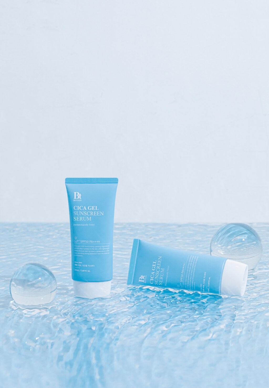 

Защита от солнца CICA GEL SUNSCREEN SERUM Benton