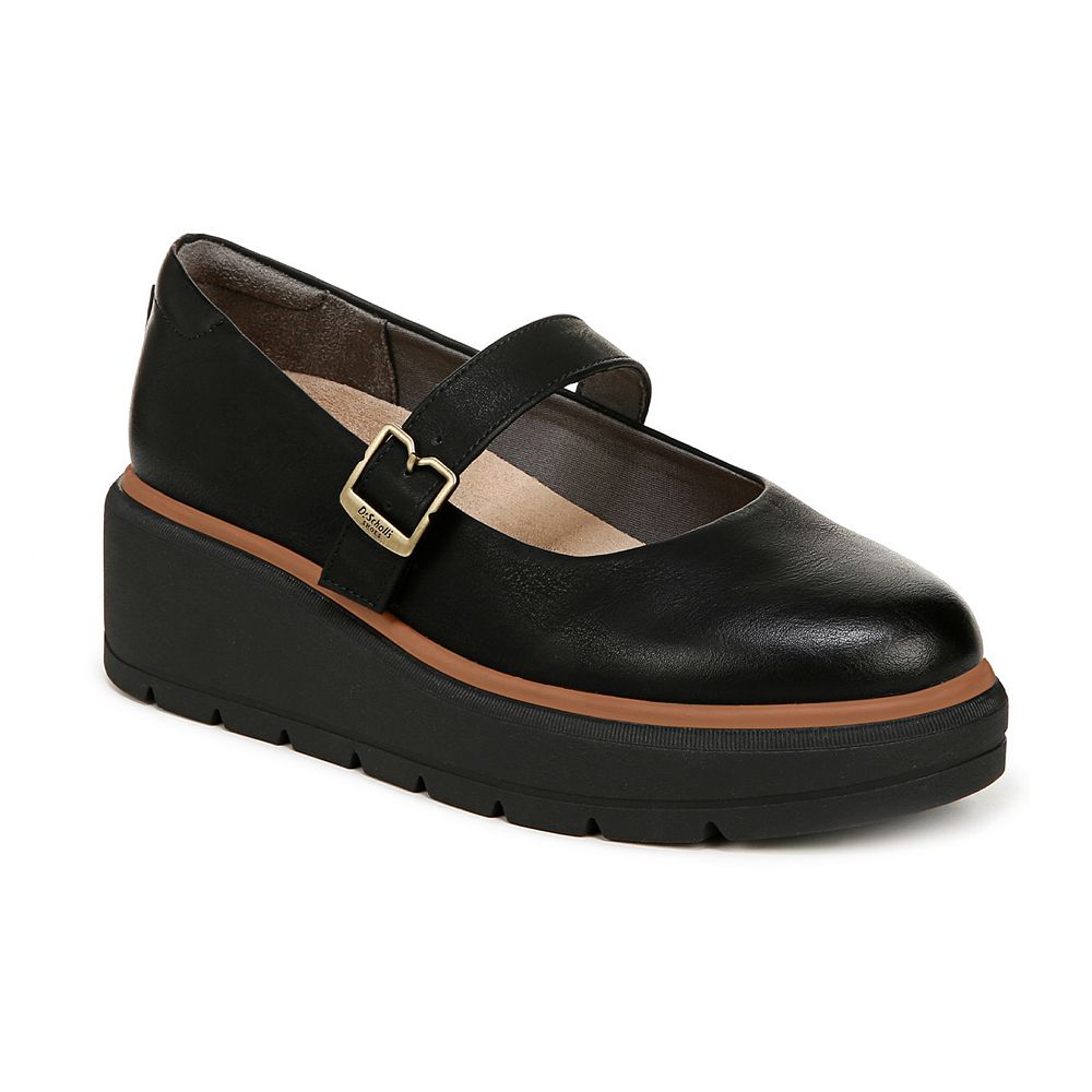 Женская танкетка Dr. Scholl's Nice Day Max Mary Janes, черный