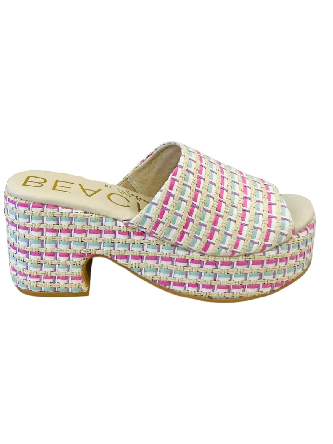 Женские босоножки Jenny на платформе в розовом цвете Beach by Matisse