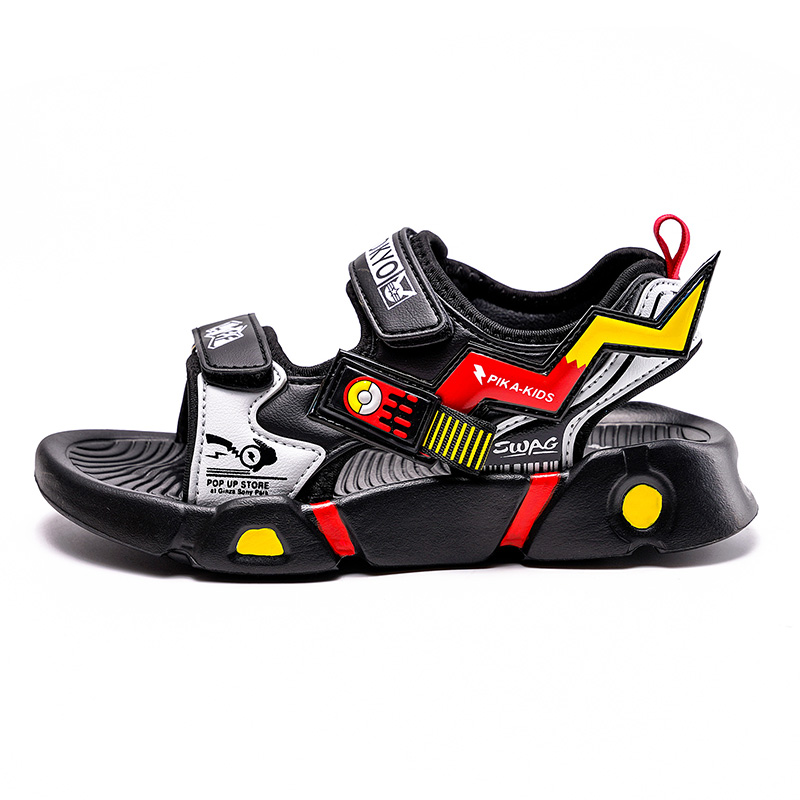 

Детские сандалии с низким верхом, противоскользящие, легкие, амортизирующие, дышащие, устойчивые к истиранию SHIBU, красный