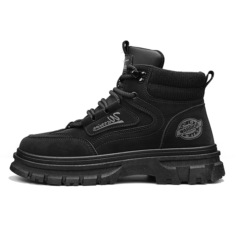 

WARRIOR Мужские ботинки Martin Earth Yellow/Black/Khaki - Black, цвет Black