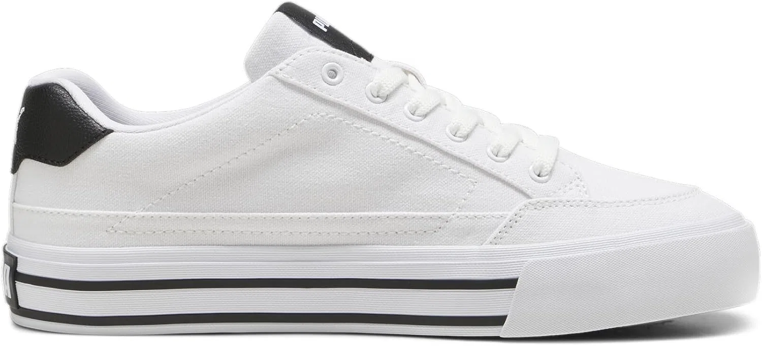 Мужские кроссовки PUMA Court Classic Vulc, White Black — фото 4