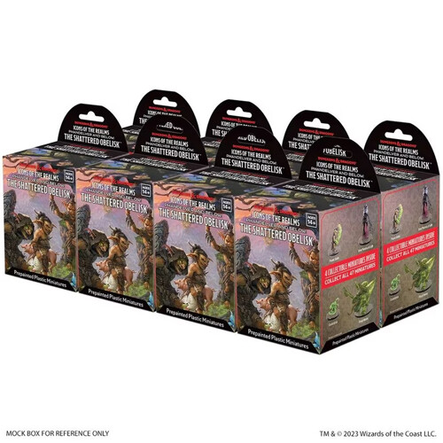 Фигурки Phandelver And Below: The Shattered Obelisk 8 Ct. Booster Brick (Set 29): D&D Icons Of The Realms WizKids