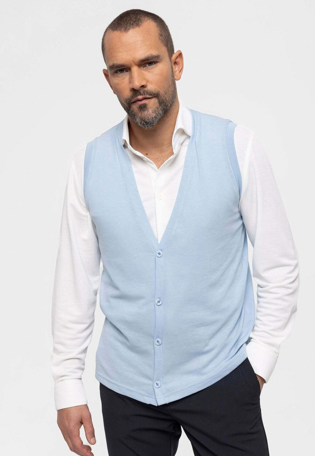 

Кардиган SLEEVELESS Antioch, Светло-синий