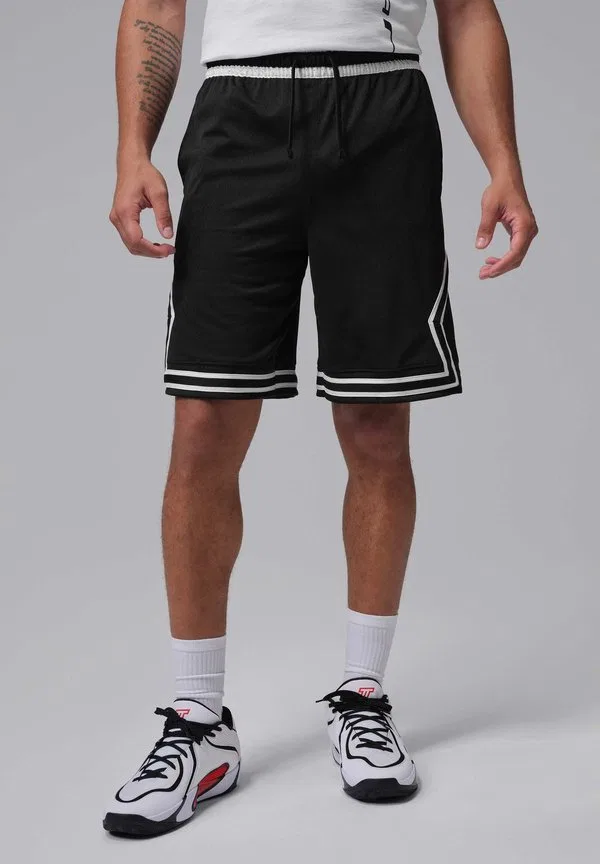 9-Дюймовые ромбовидные шорты, спортивные шорты Jordan, Black/Black/Black