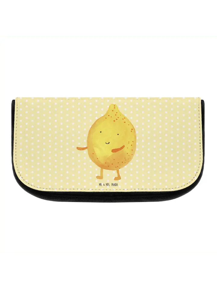 

Косметичка Mr & Mrs Panda Beste Freunde Zitrone ohne Spruch, пастельно-желтый