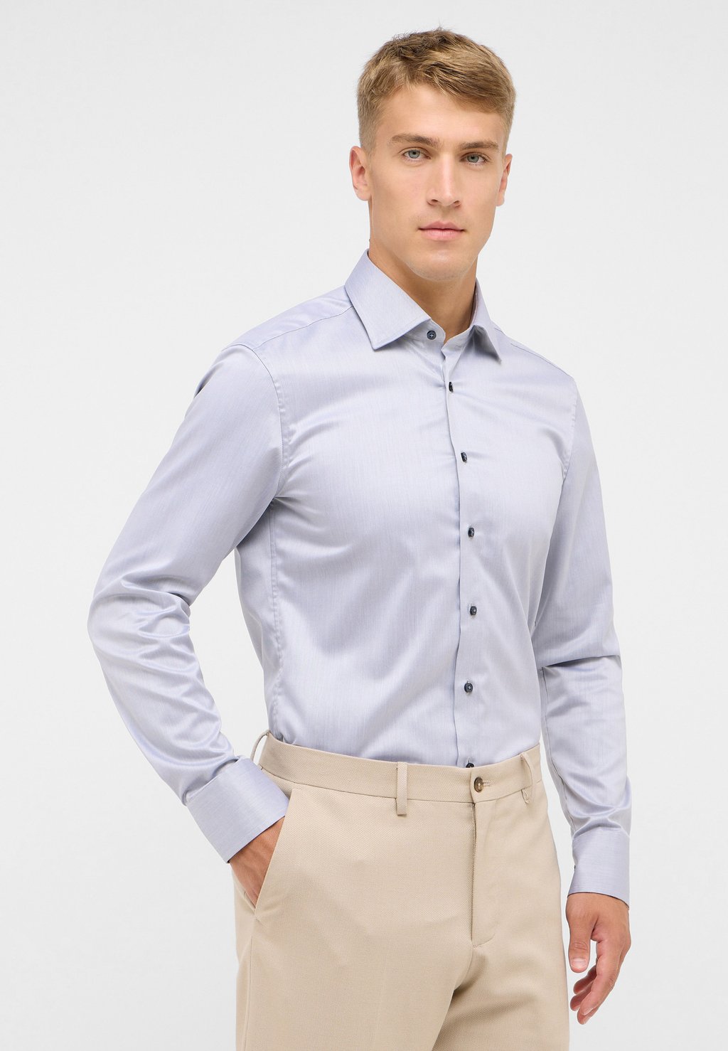 

Рубашка SLIM FIT Eterna, серый