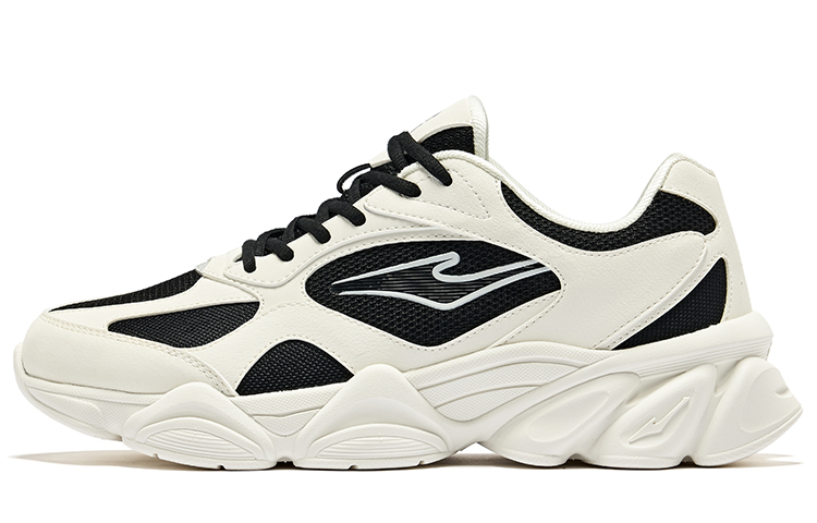 

Erke Солнечный восход 2 Дышащие прочные повседневные низкие кроссовки мужские Микрокристаллический белый/Глубокий черный, цвет Microcrystal White Jet Black