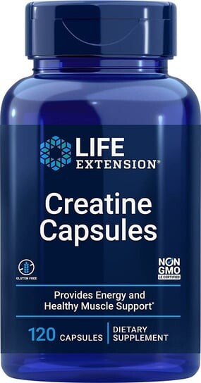 

Life Extension, Креатин, Креатиновые капсулы Inna marka