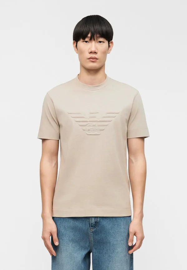 Простая футболка Emporio Armani, Pussywillow Gray