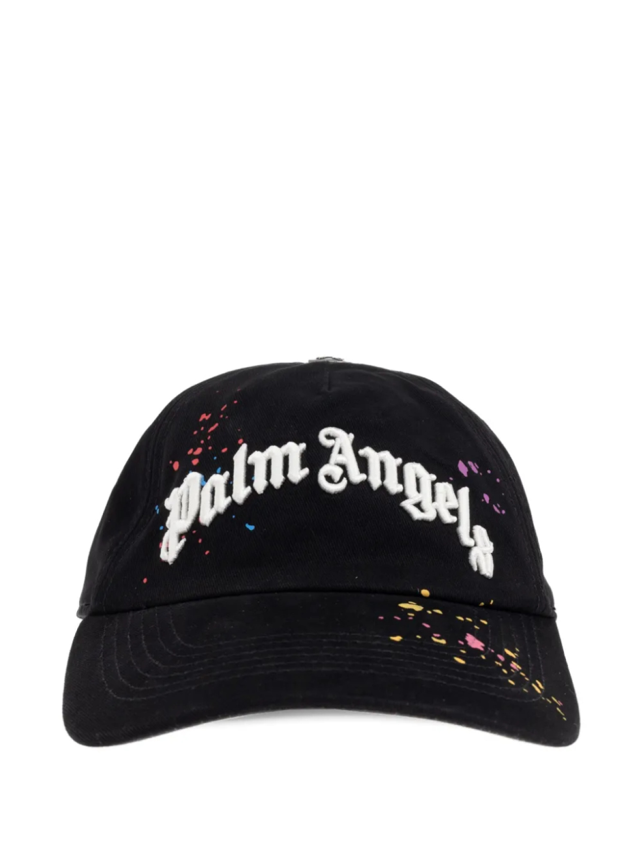 

Кепка Palm Angels с вышитым логотипом в виде брызг краски, черный