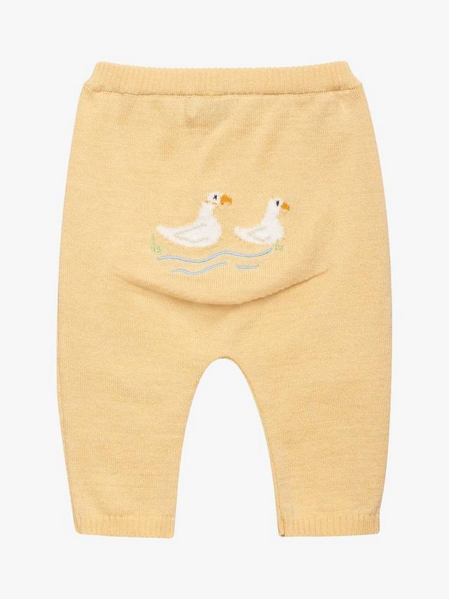 

Леггинсы из смеси шерсти baby duckling Trotters, цвет Pale Yellow