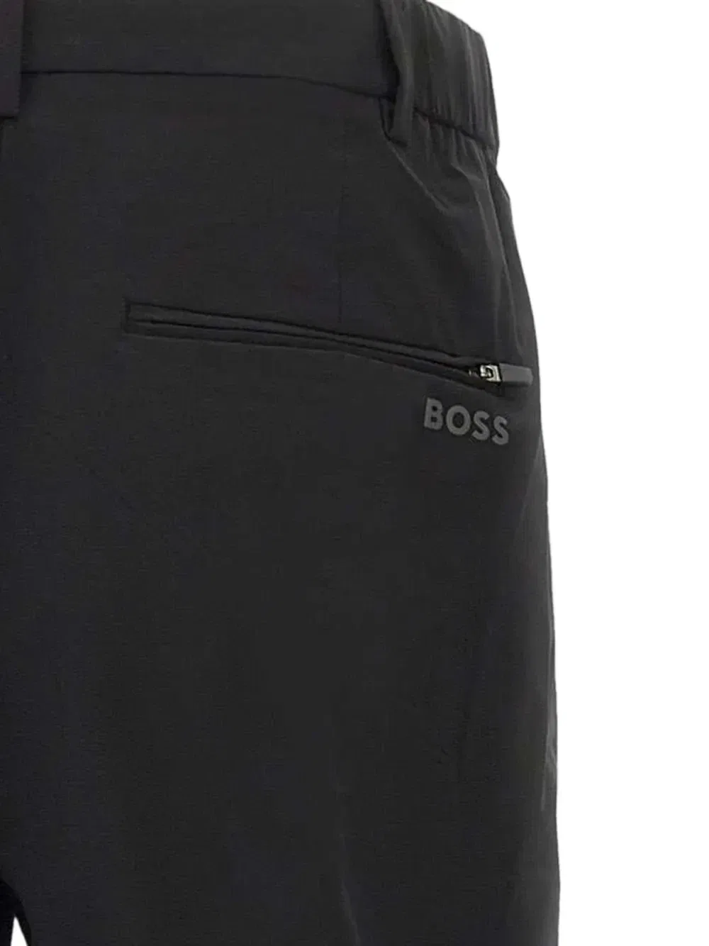 Брюки на кулиске BOSS, черный — фото 3