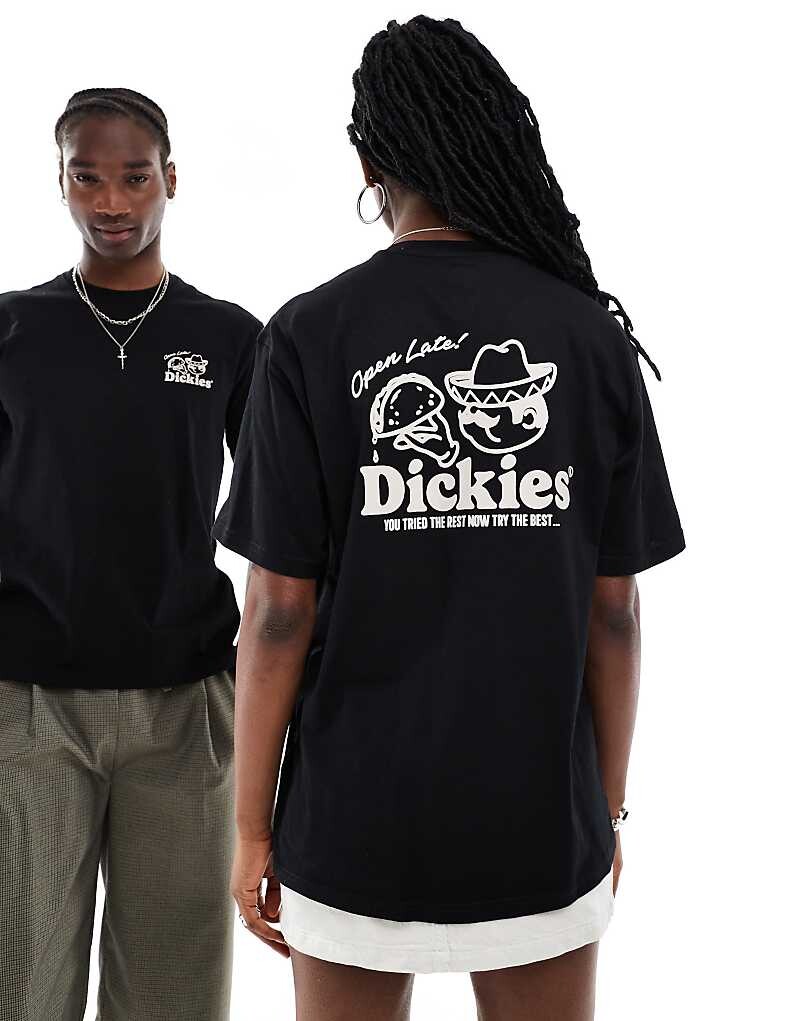 

Dickies – Big Sandy – Черная футболка с принтом на спине