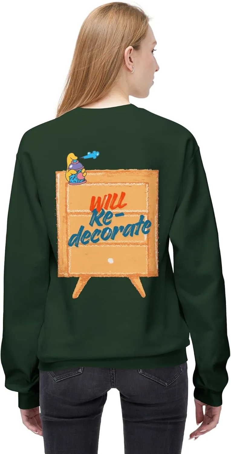 Have Tools свитшот | Will Re-decorate свитшот GENERIC, зеленый — фото 4