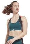 

Спортивный бюстгальтер TRAINING WORKOUT LUX RACER COLORBLOCK SPEEDWICK MEDIUM SUPPORT Reebok, темно-зеленый