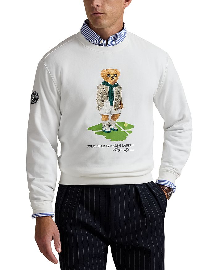 

Свитшот Wimbledon Polo Bear Polo Ralph Lauren, белый