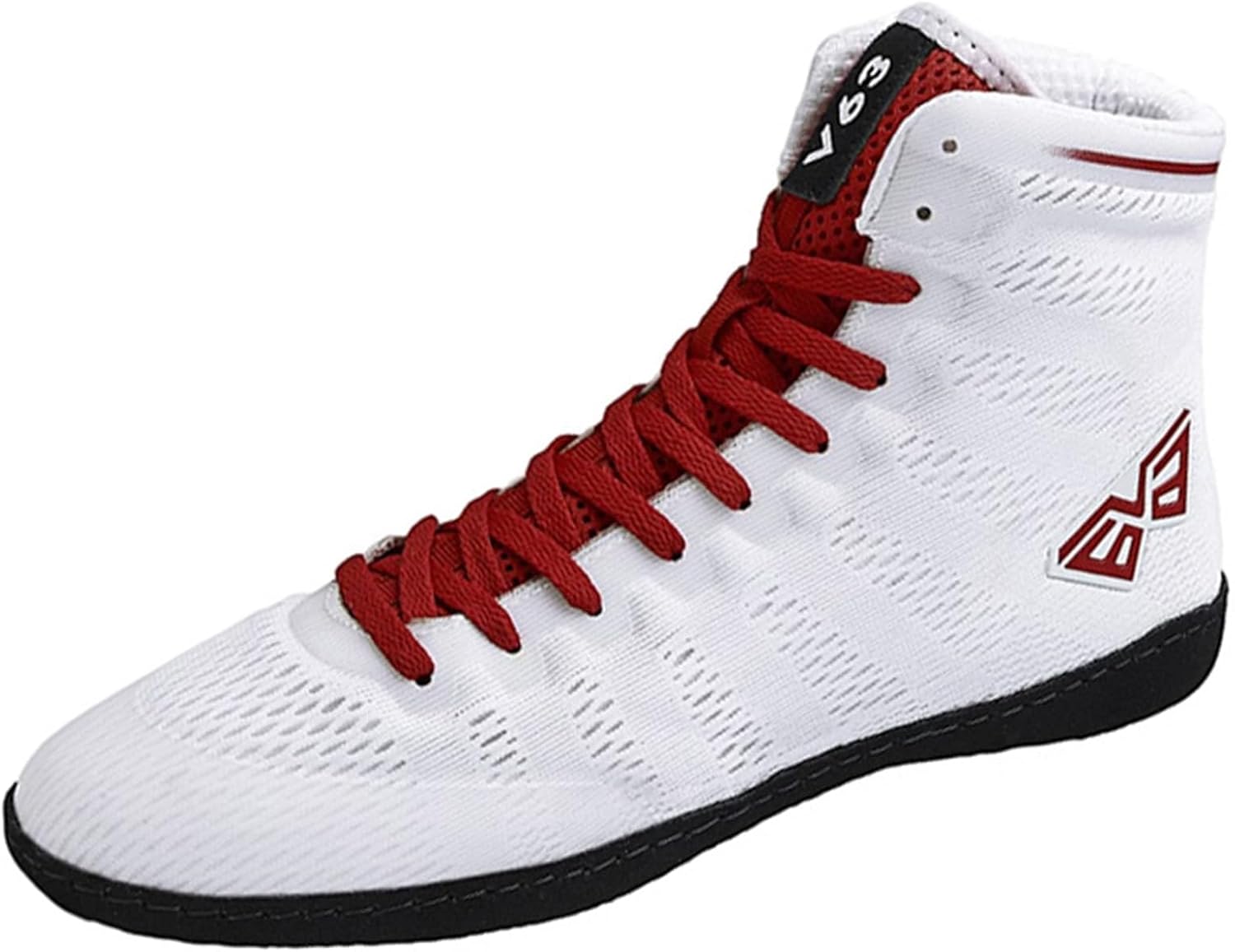 

Мужские боксерские кроссовки для фитнеса, удобные, дышащие, для борьбы, легкие, для боевой подготовки, модные, для тяжелой атлетики, спортивная обувь Omcam, белый