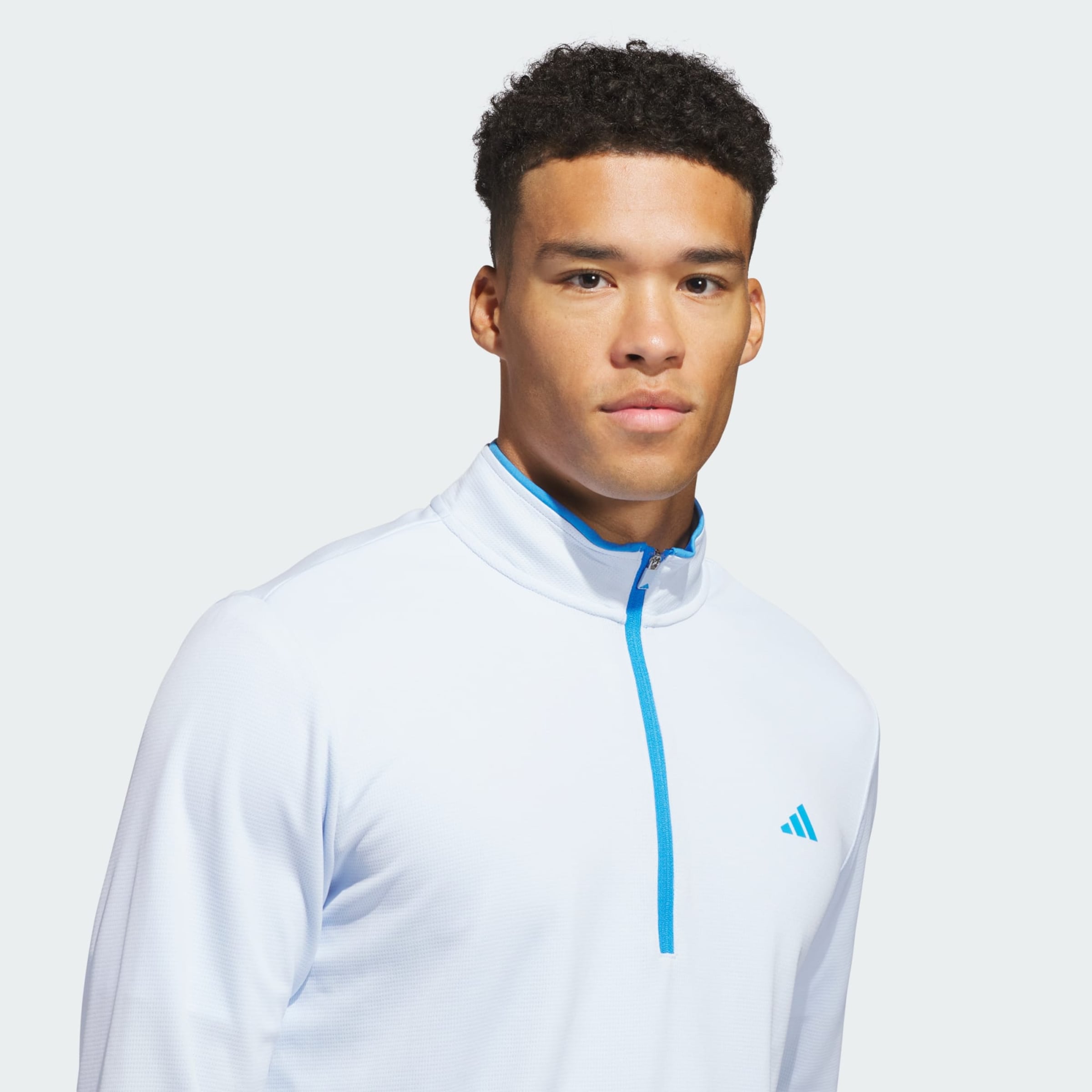 ADIDAS GOLF Спортивный свитшот 'Lightweight Half-Zip' в белом цвете — фото 4