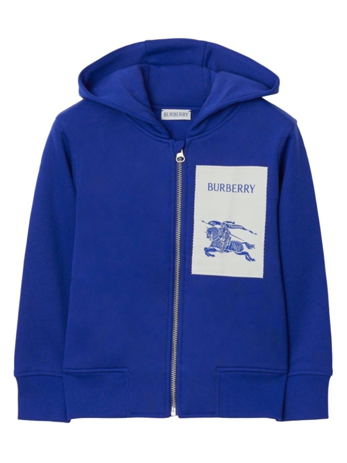 

Burberry Kids худи с принтом Equestrian Knight, синий