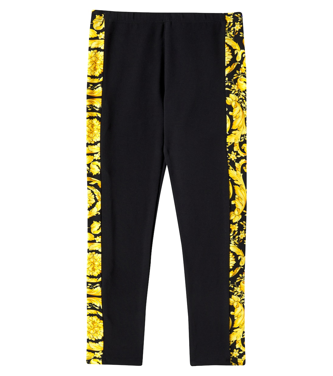 

Леггинсы из хлопкового джерси Versace Kids, Black+Gold