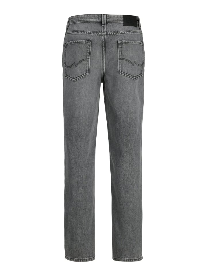 JACK & JONES Junior Джинсы прямого кроя JJICLARK серого цвета — фото 2