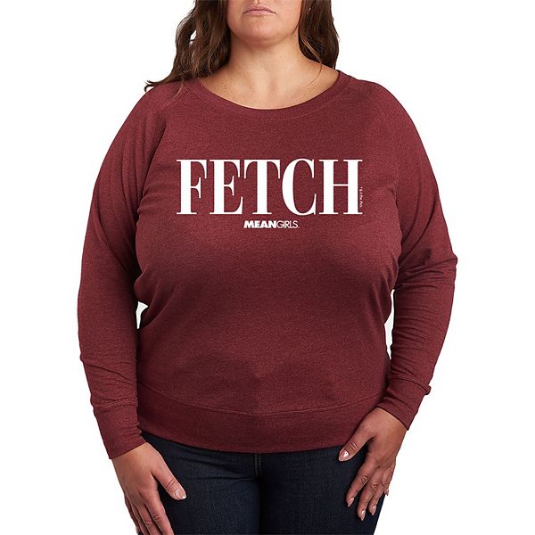 

Футболка с длинным рукавом French Terry Plus Size Mean Girls Fetch Licensed Character, Heather Dark Red, Красный, Футболка с длинным рукавом French Terry Plus Size Mean Girls Fetch Licensed Character, Heather Dark Red