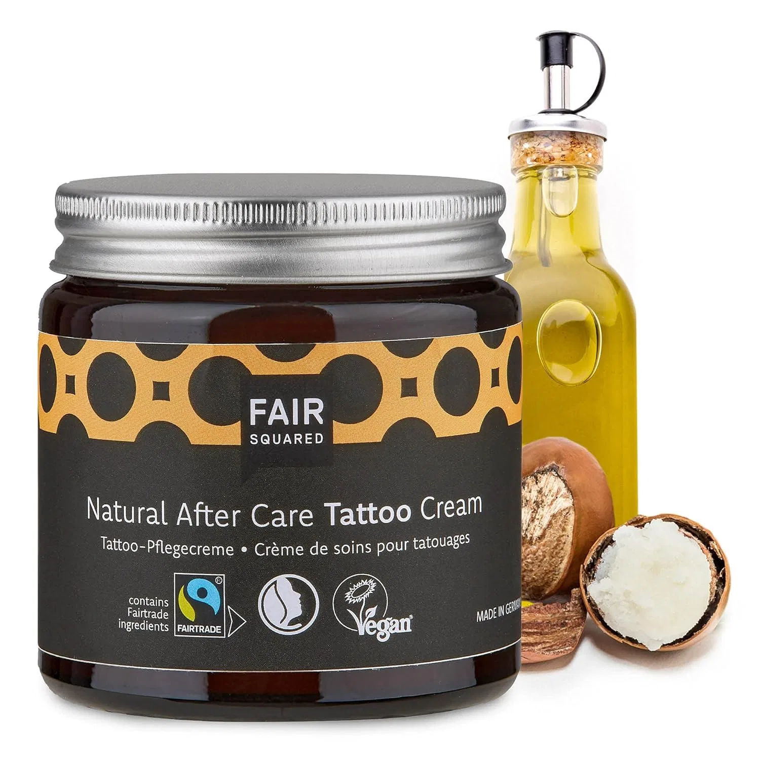 Крем для лица Fair Squared — Веганский натуральный для тату After Care, 100 мл