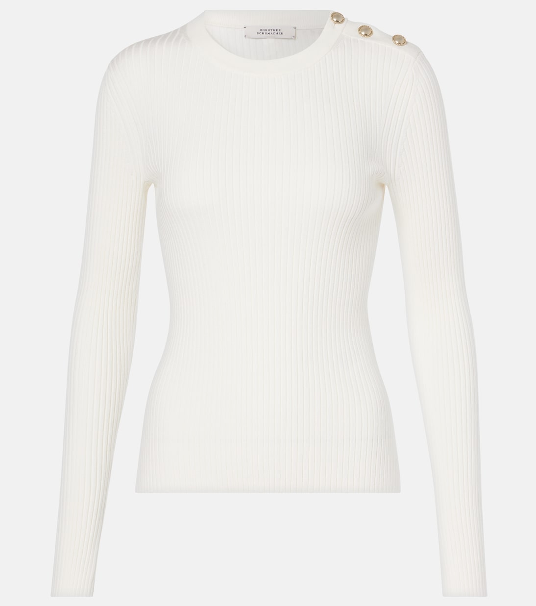

Свитер Essential Ease из смеси шерсти и шелка Dorothee Schumacher, Orchid White