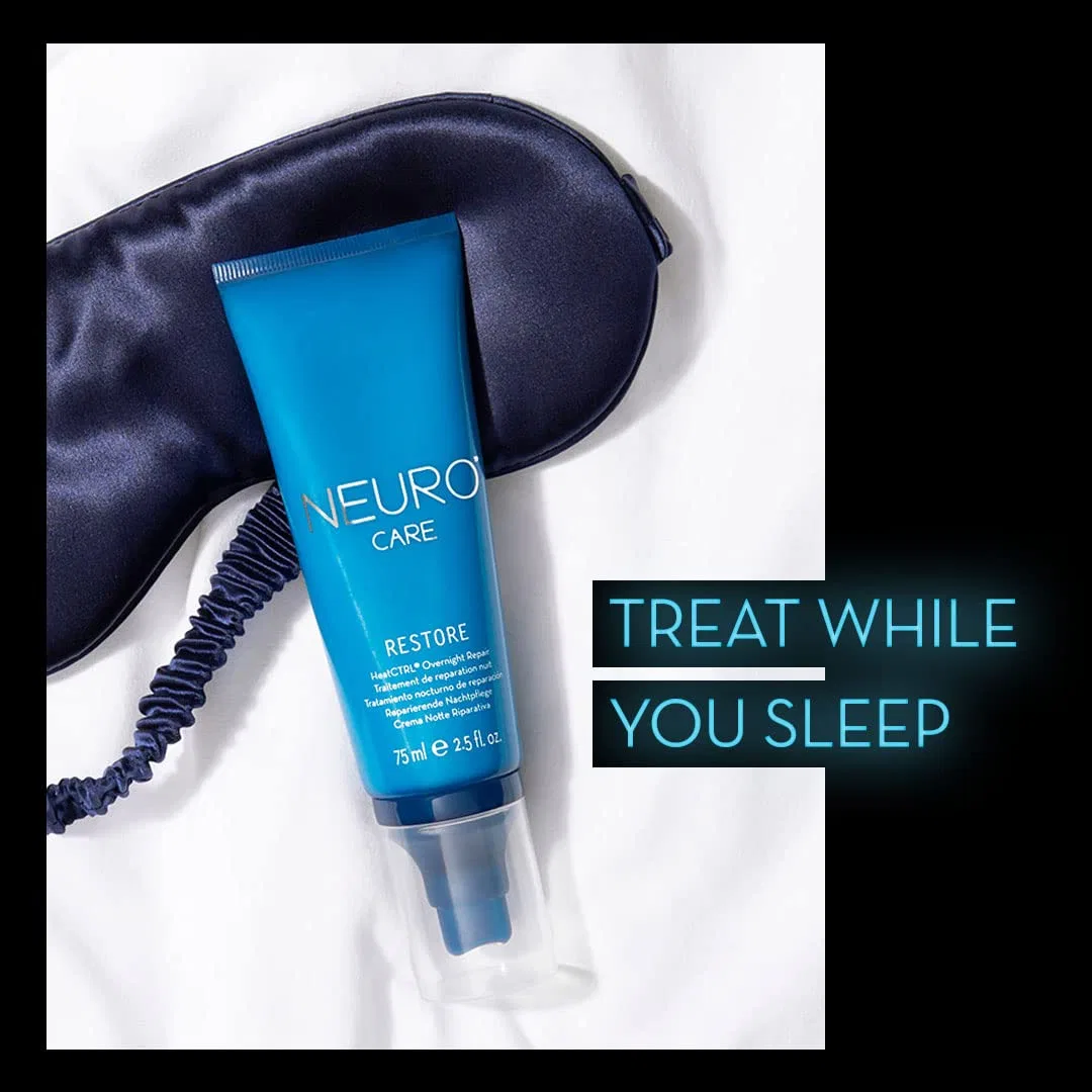 Ночная восстанавливающая маска Paul Mitchell Neuro Restore Heatctrl Overnight Repair 75 мл Neuro — фото 3