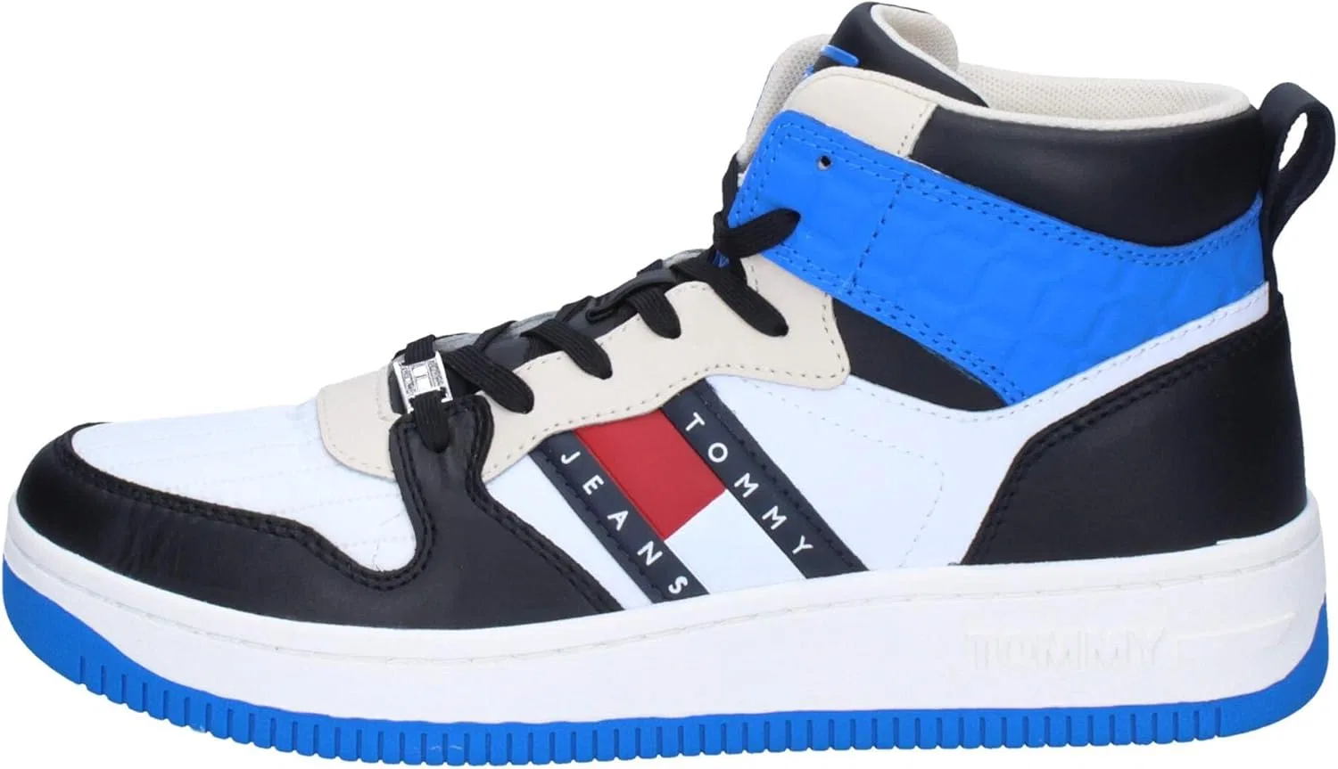 Кроссовки Tommy Jeans Em0em01075 мужские, White-And-Blue