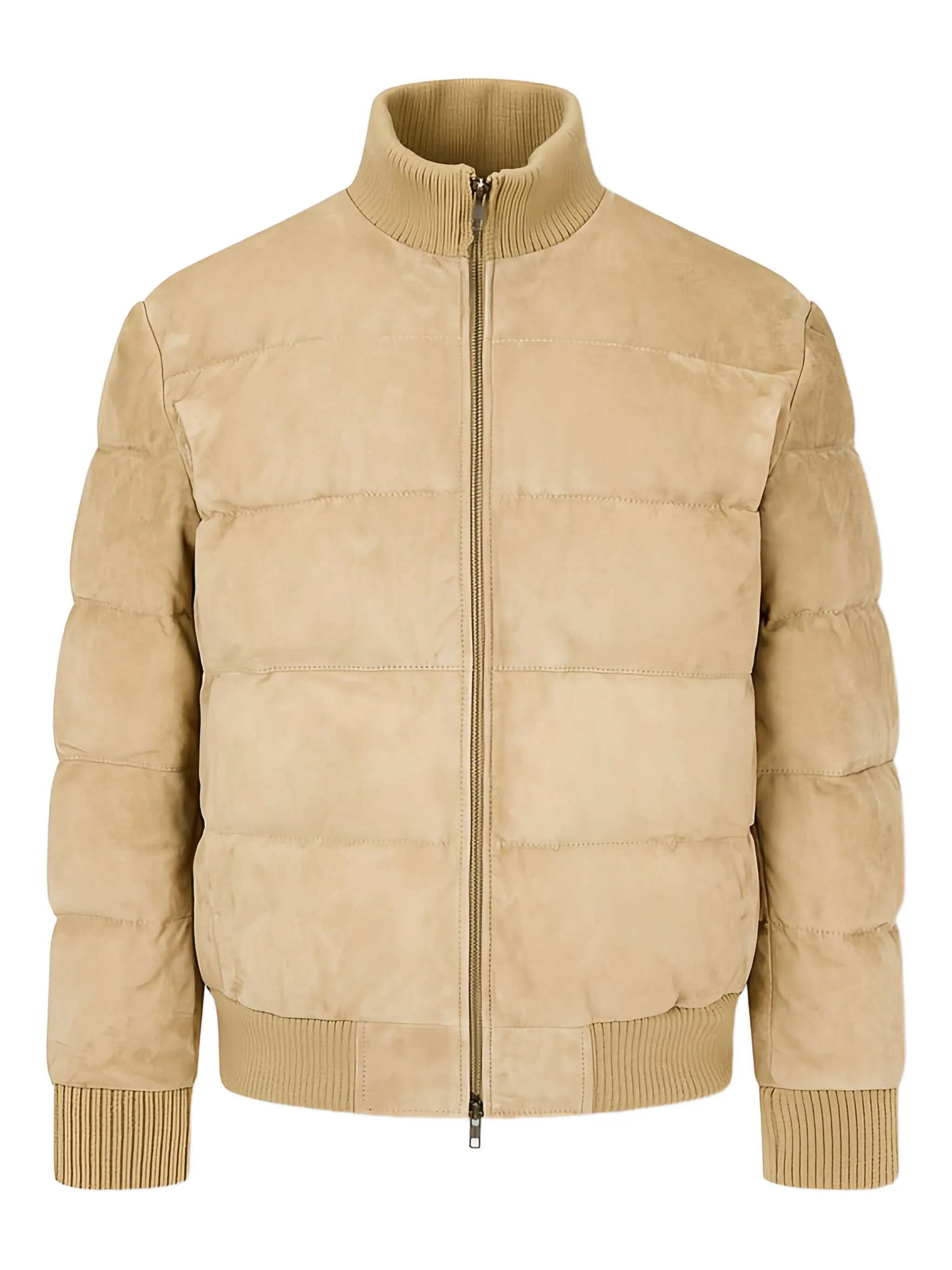 

Замшевая куртка с высоким воротом Man On The Boon., нейтральный