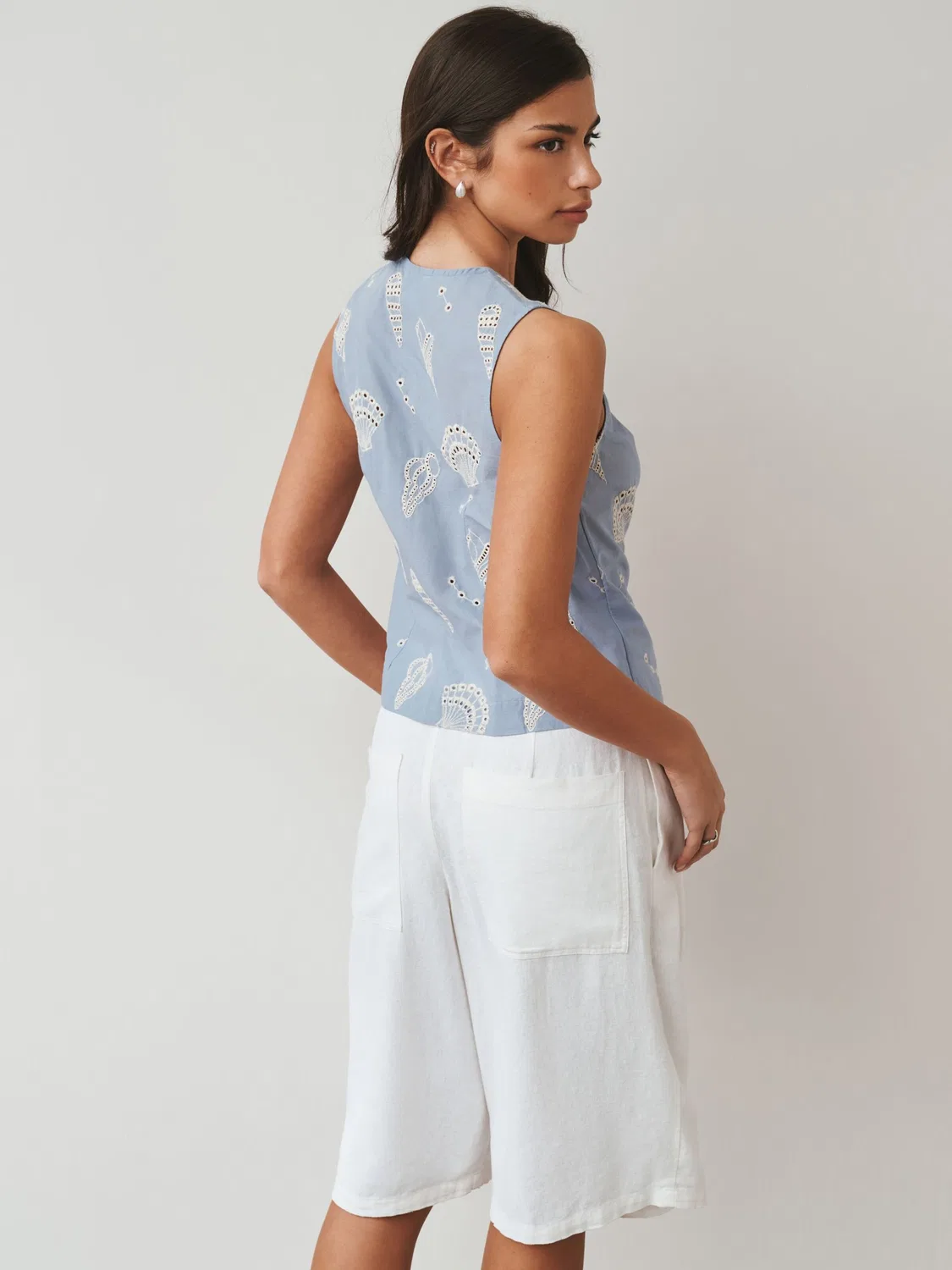 Жилет костюма Next, Light Blue — фото 3