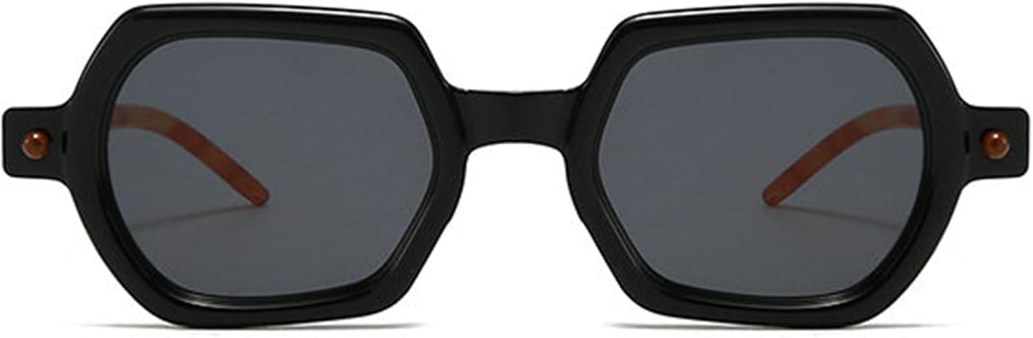 

Хелена Модные многоугольные маленькие квадратные женские солнцезащитные очки в стиле ретро с заклепками, мужские металлические, модные черные и розовые солнцезащитные очки UV400 helena, C2