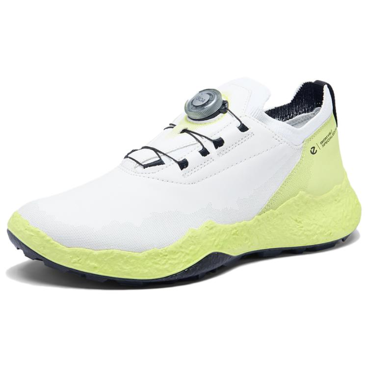 

Ecco Golf biom h5 низкие мужские кроссовки для гольфа белые желтые