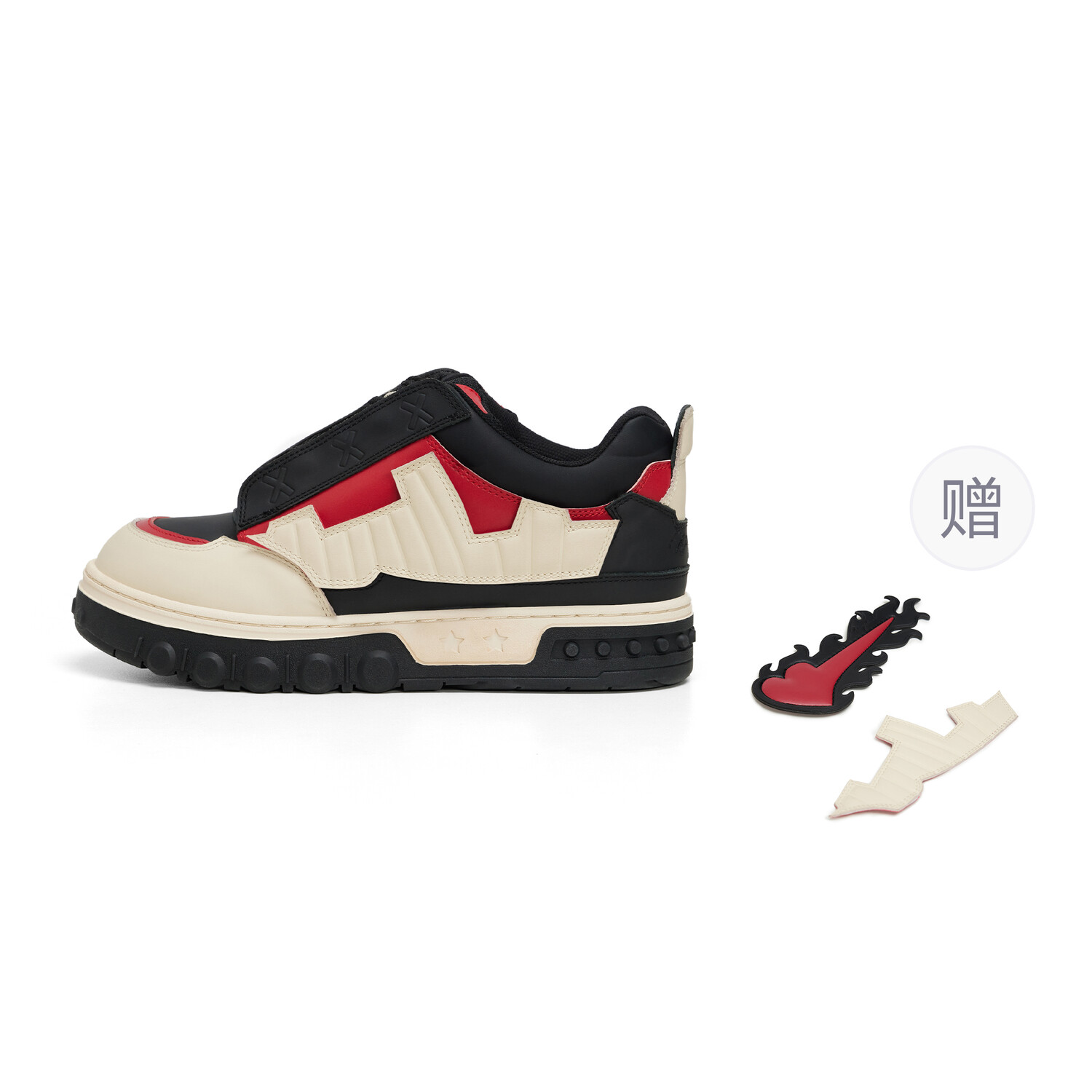 

Кроссовки XINYINSU Skateboarding Shoes Unisex Low-top, красный