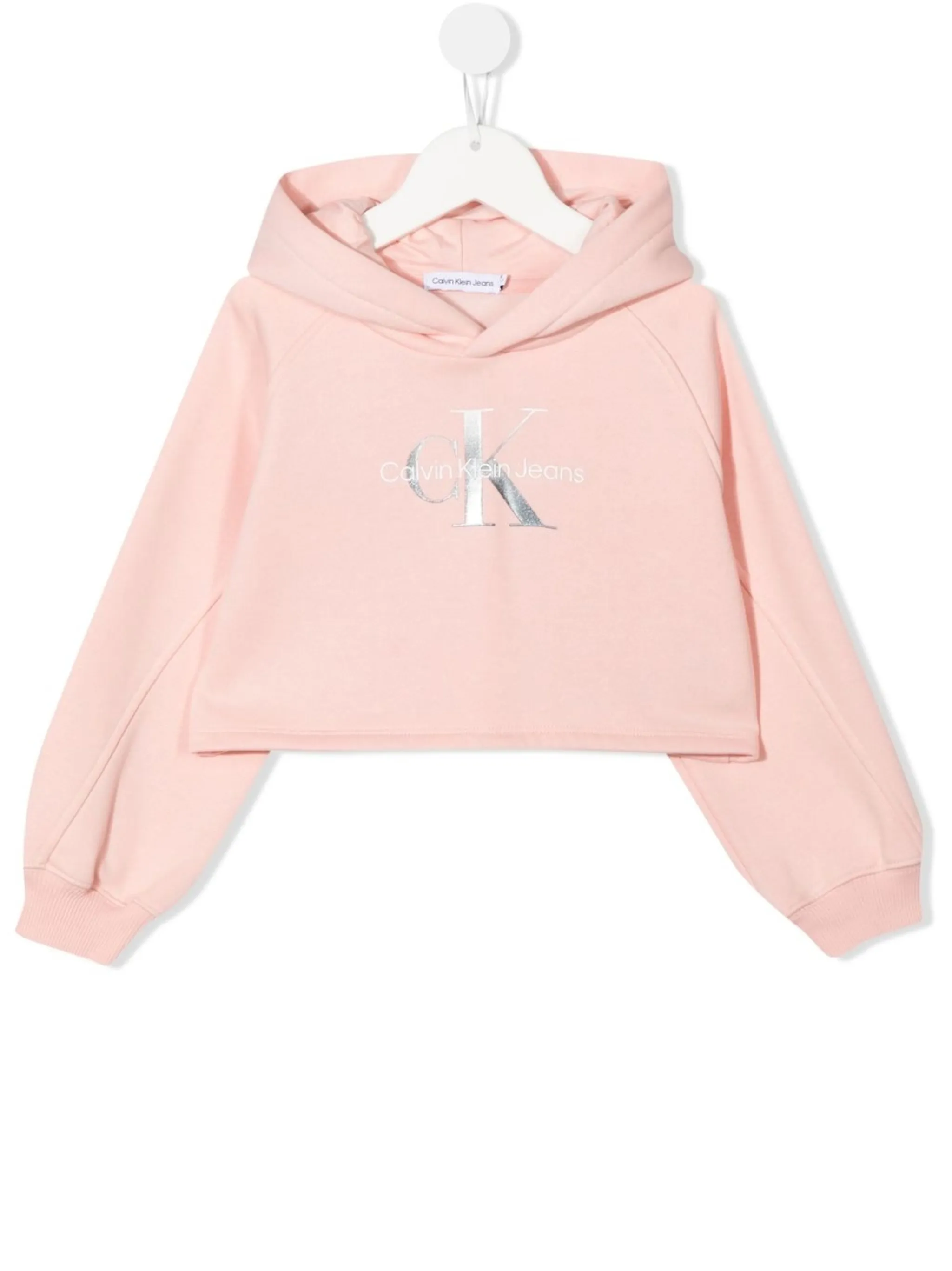 

Худи с логотипом Calvin Klein Kids, розовый