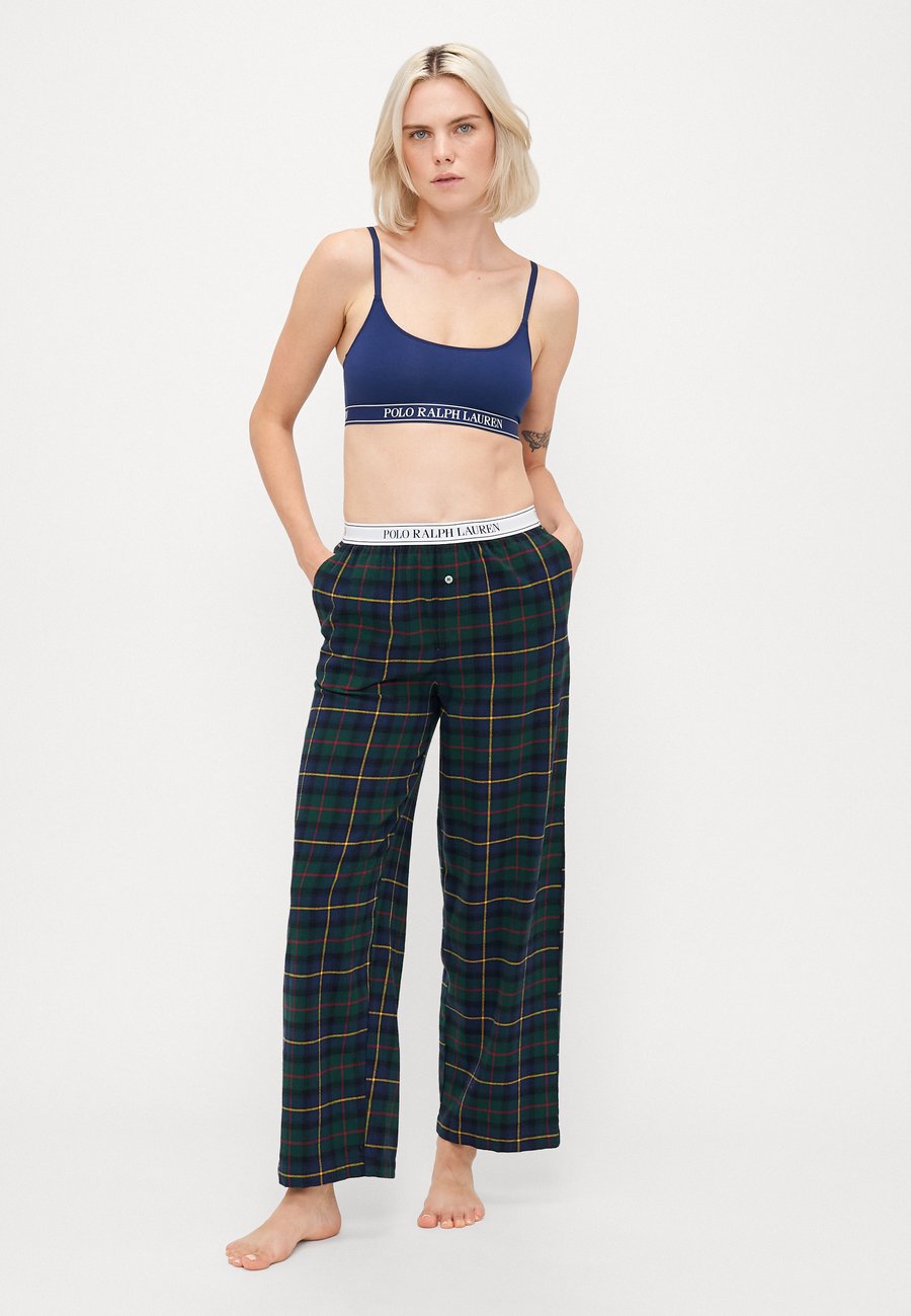Пижамные брюки Polo Ralph Lauren SLEEP PANTS, Dark Green/Dark Blue — фото 2