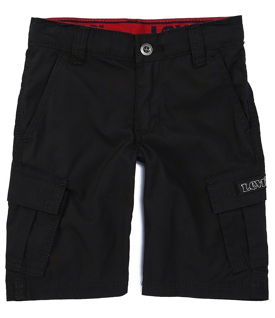 

Шорты-карго свободного кроя Levi's Little Boys 2T-7, черный