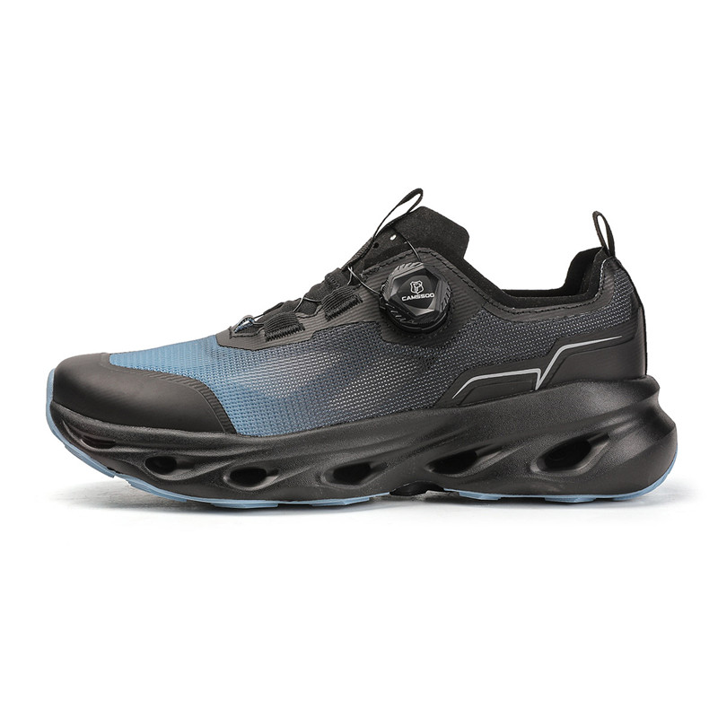 

Camssoo Дышащие быстросохнущие поддерживающие трекинговые туфли для речных походов унисекс черный темно-синий, цвет Black Dark Blue