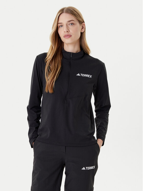 

Технический свитшот regular fit Terrex Multi Climacool JF4185 Adidas, чёрный